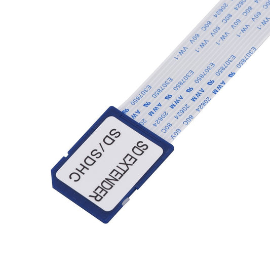 FOSA 48cm SD to SD Card Extender Extension Cable Memory Card Adapter Flexible Extender Cord Linker SDSDHCSDXC for DVD