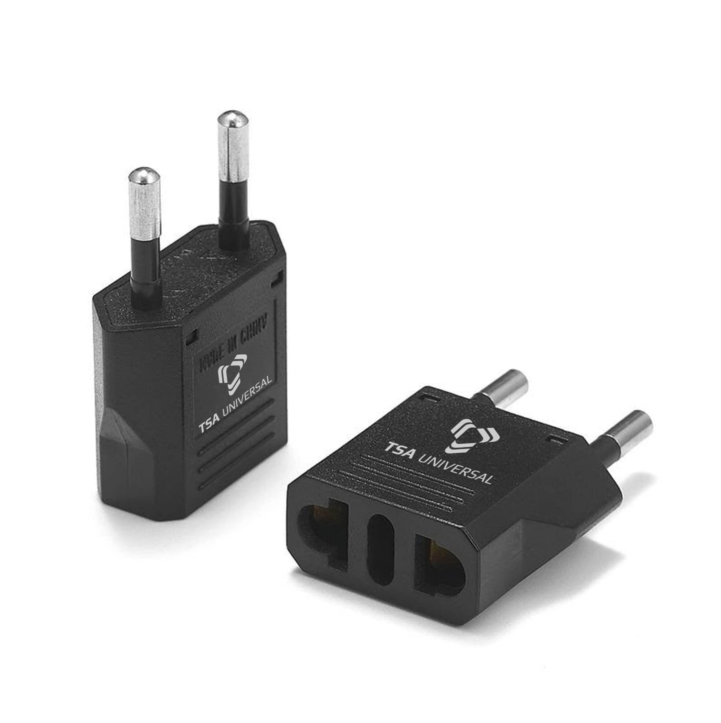 United States to Syria Travel Power Adapter to Connect North American Electrical Plugs to Syrian Outlets for Cell Phones, Tablets, eReaders, and More