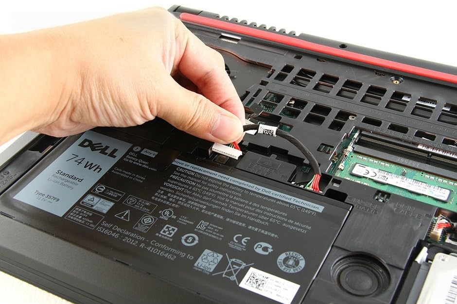 DELL 357F9 74Wh 6-Cell Rechargeable Battery For DELL Inspiron 15 5000 Gaming 5576,5577 ,Inspiron 15 7000 Gaming 7557,7559,7566,7567 Laptops ,Alternant