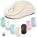 TvvTvvT Wireless Mouse, 2026 New Model, Silent Click Ergonomic Design, Portable, 4 Buttons, Adjustable DPI (800/1200/1600), for Laptop/PC/Office