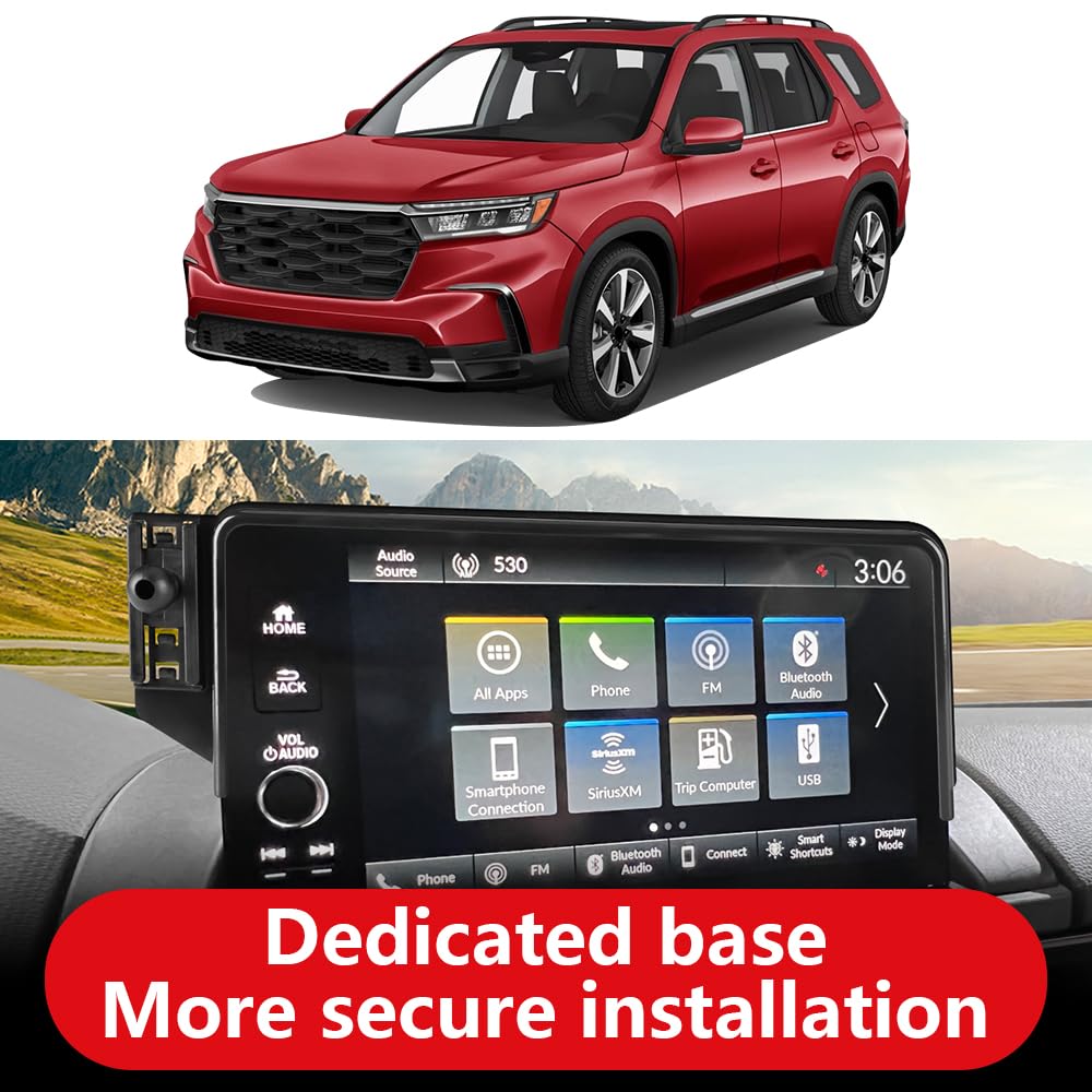 LUNQIN Car Phone Holder for Honda Pilot 2023 2024 2025 2026?HR-V 2023-2026?CR-V 2023-2026 Auto Accessories Navigation Bracket Interior Decoration