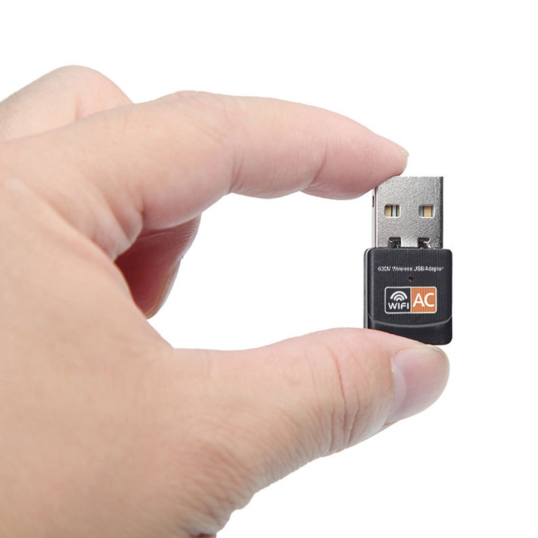 USB Wireless Adapter 600Mbps Realtek RTL8811CU Chipset Mini Type Dual Band 11AC WiFi Dongle IEEE 802.11 a b g n ac for Laptop Desktop IPTV USB 2.0
