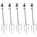5 Pack Game & Trail Camera Mount, Thickened Collapsible Multifunctional Stainless Steel Bracket, 360° Adjustable Universal Screw Connection 1/4''-20