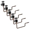 Xtellar 5 Pcs Trail Camera Tree Mount, Solid Metal 360° Camera Holder with 1/4 in Screw, Heavy Duty Screw in Bracket for Hunting Cam, Solar Panels