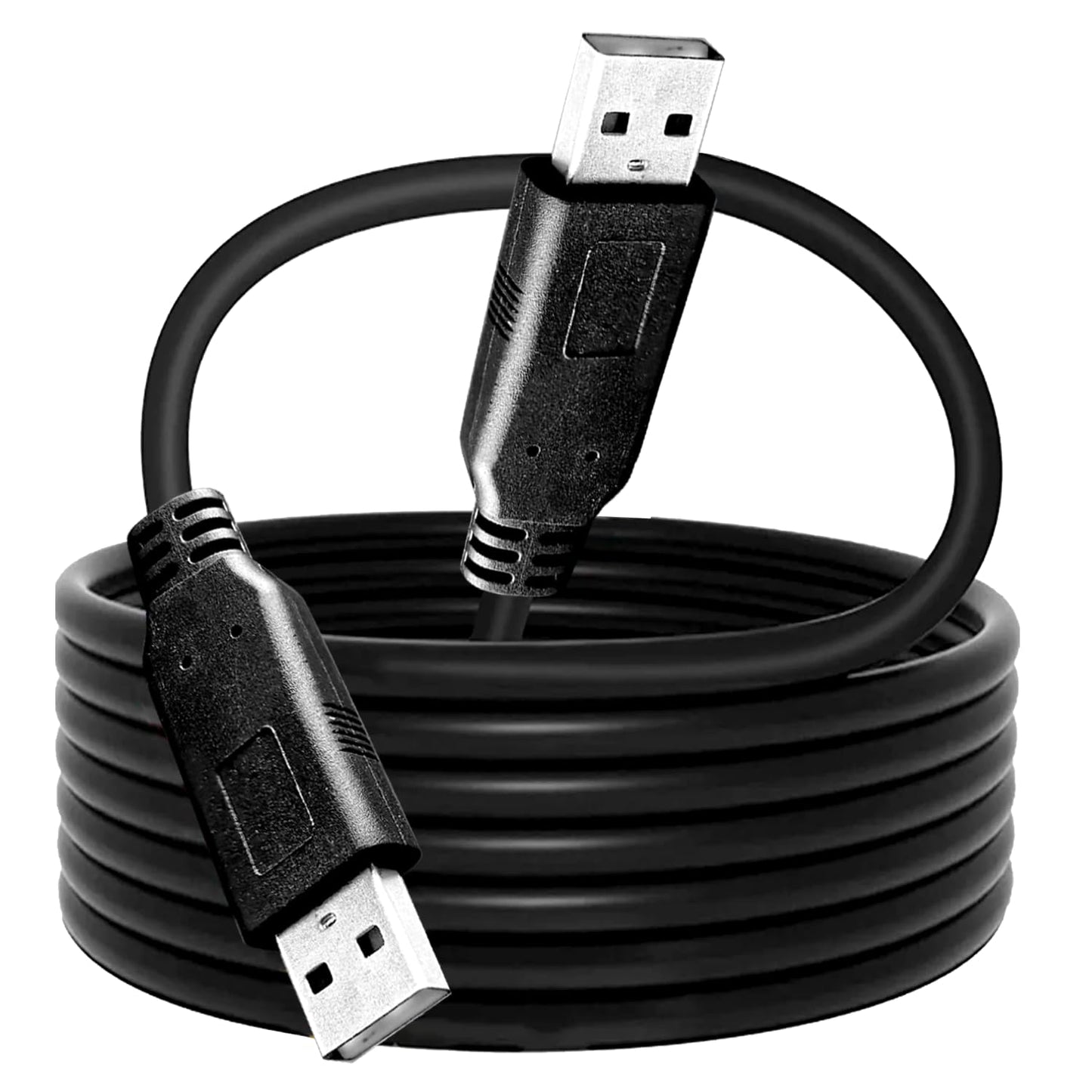 USB 2.0 A to USB A Cable 40FT, USB2.0 A to A, USB Cord Compatible with Hard Drive Enclosures, DVD Player, Hard Drive Enclosures, DVD Player, TV, Flash
