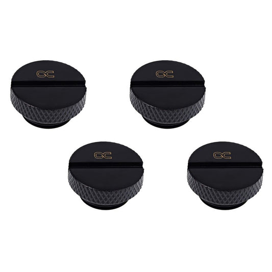 Alphacool Eiszapfen G1/4" Plug, Deep Black, 4-Pack