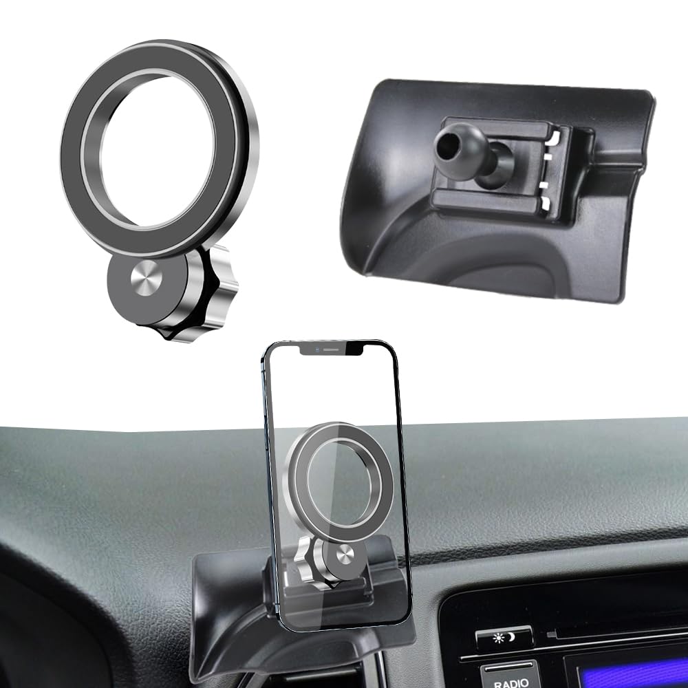 JIEZMO Car Magnetic Phone Mount for Honda HRV HR-V 2016 2017 2018 2019 2020 2021 2022 Auto Interior Accessories Best Cellphone Holder Mobile Cradle