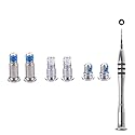 Replacement 6pcs/Set Bottom case Screws + 5 Point Pentalobe Screwdriver for MacBook Pro Retina 13 A1708 EMC 2978 EMC 3164 2016-17, A2159 A2289 EMC