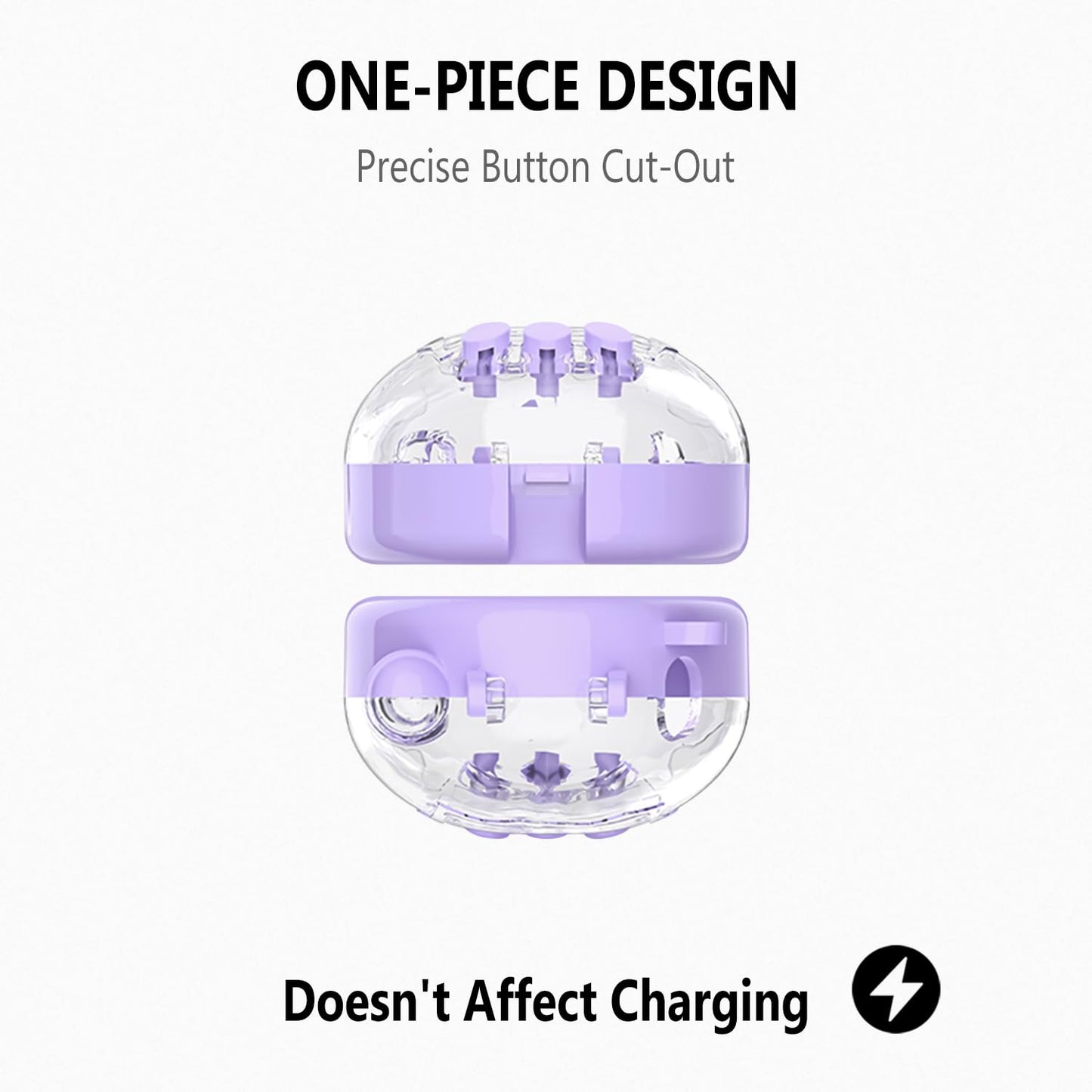 Geiomoo PC Cover for Tamagotchi Connection Case, Funny Flexible Scratch Resistant Protective with Lanyard (Purple)