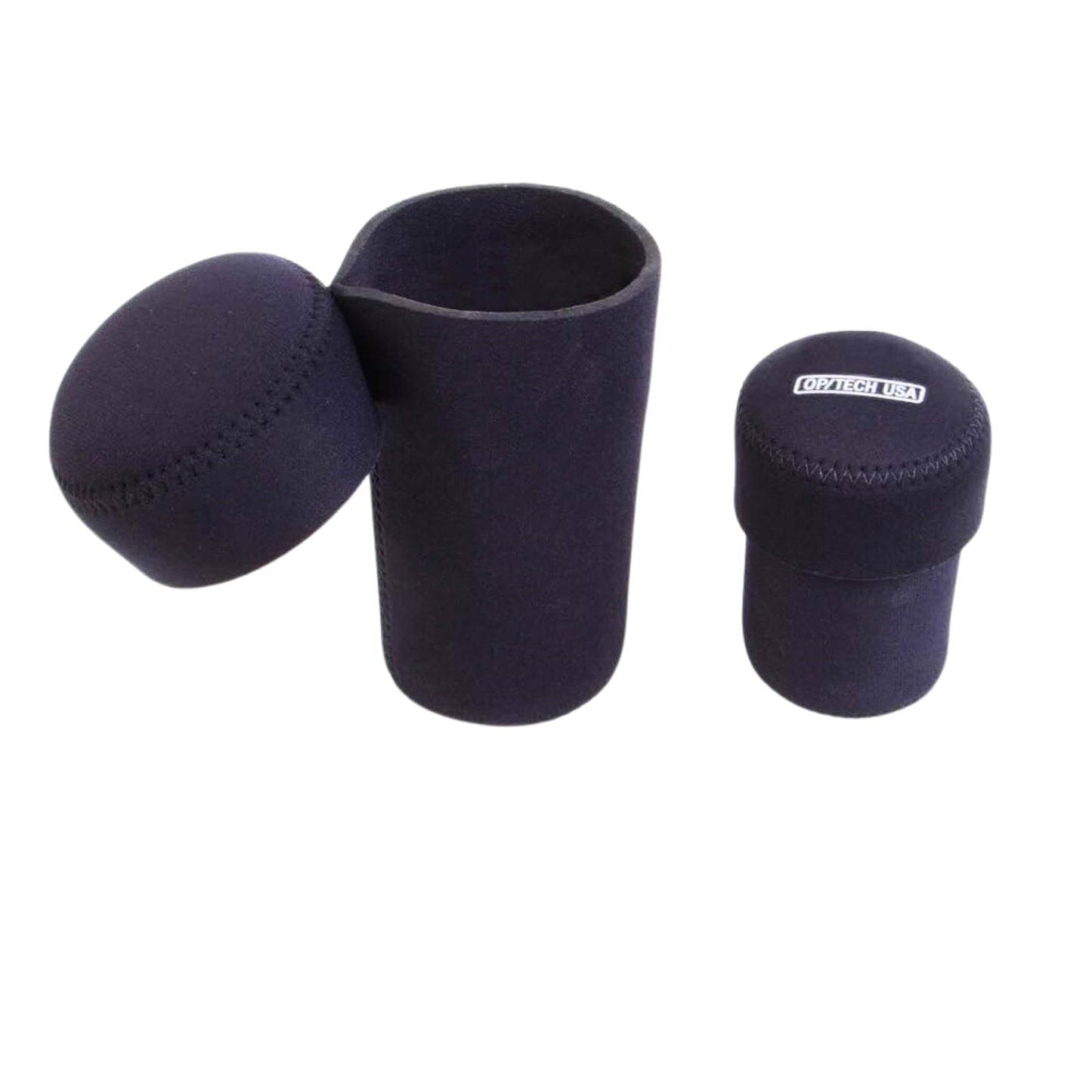 OP/TECH USA Fold-Over Neoprene Lens Pouch - Camera Lens Case for safe Lens Cover storage, Great for Photography & outdoor shoot, Keeps your Lens