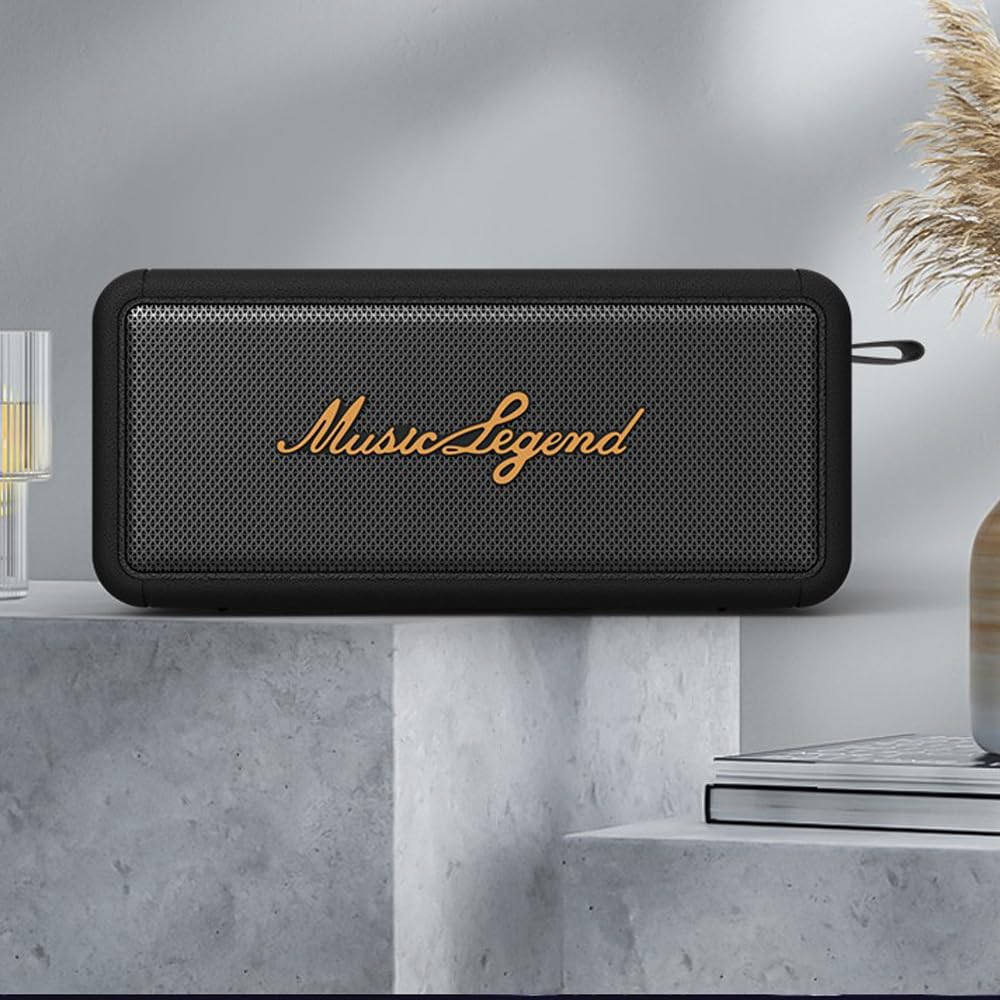 KATPOSIN Portable Bluetooth Speaker, IPX6 Waterproof, TWS, 30W Speakers, Bluetooth 5.3, with MIC Support for Call Function, TF/USB/AUX Playback
