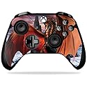 MightySkins Skin Compatible with Microsoft Xbox One X Controller - Dragon Reign | Protective, Durable, and Unique Vinyl Decal wrap Cover | Easy