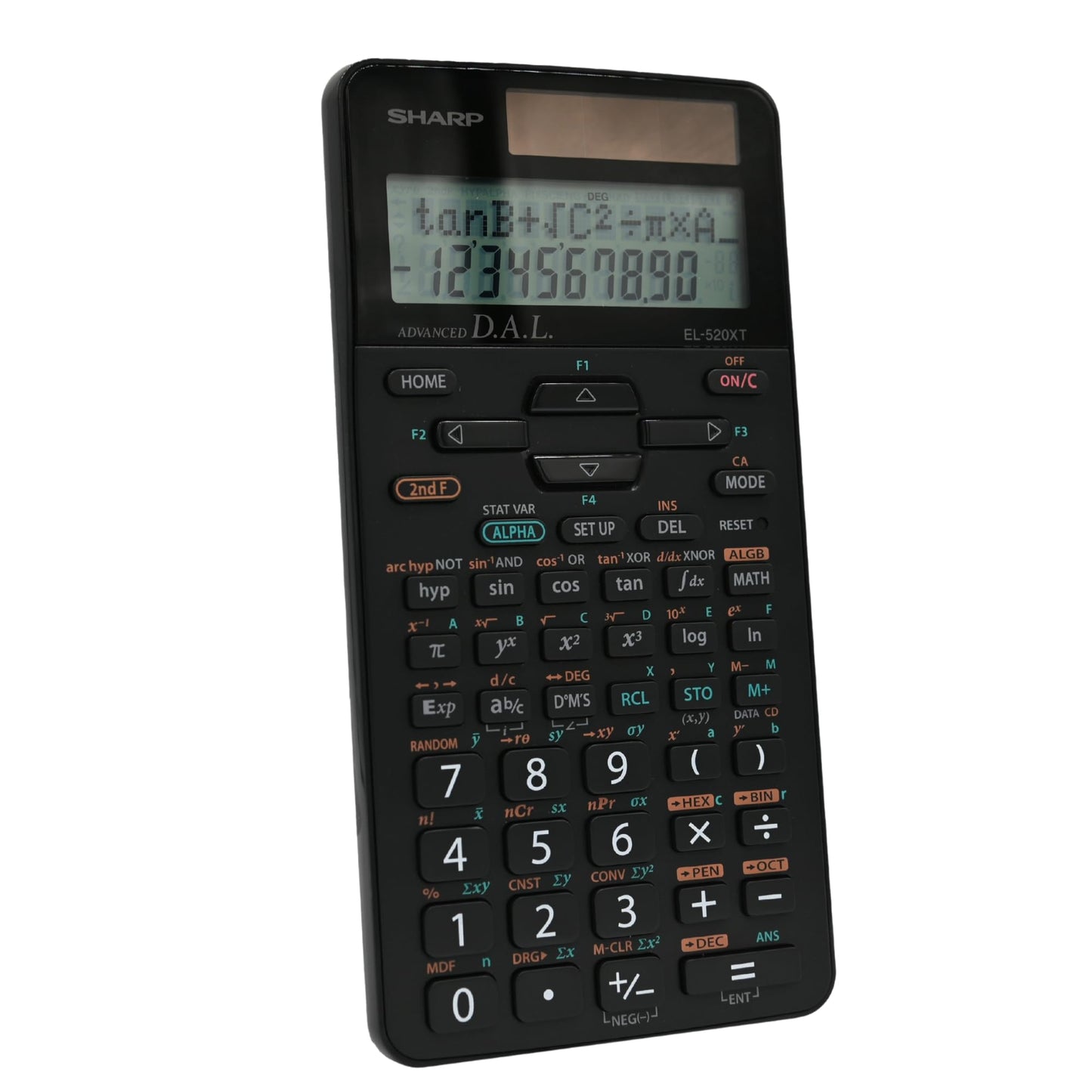 SHARP EL520XTBK 12-Digit Scientific Calculator with 420 Functions