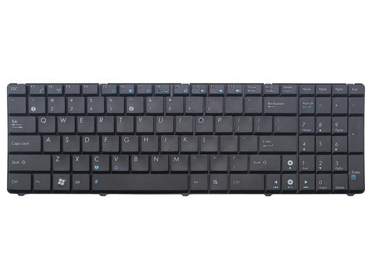New Laptop Keyboard Replacement for Asus K50 K50A K50C K50I K50AB K50IJ K50AD K50AF P50 P50IJ K51 K51AE K51AB K51AC K51A K51IO, US Layout Black Color