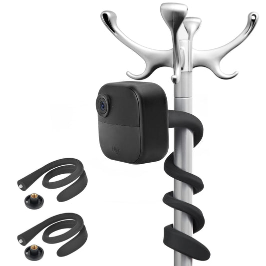 ALERTCAM 2Pack Flexible Twist Mount for Blink XT, Blink XT2, Blink Mini, Blink Outdoor 4 (4th Gen) / (3rd Gen) Home Security Camera System - Black