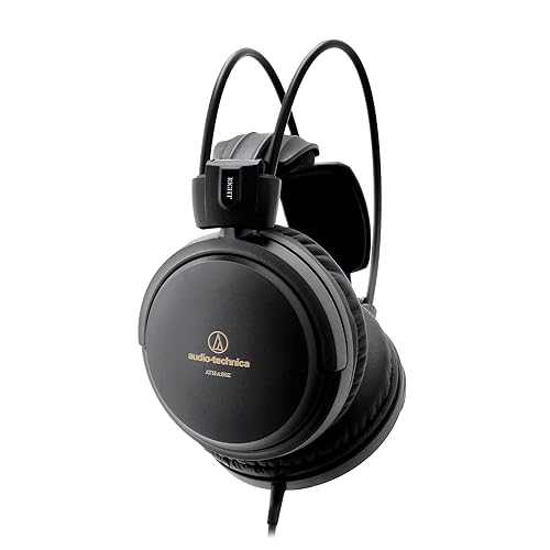 Audio-Technica ATH-A550Z Art Monitor Closed-Back Dynamic Headphones, Black