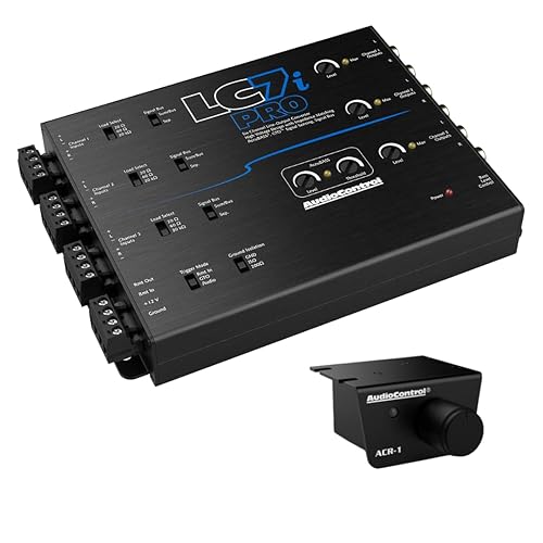 AudioControl LC7iPRO 6-Channel Active Line Output Converter with AccuBASS for Adding Subwoofers, Amplifiers to Factory Car Audio Receiver Head Unit
