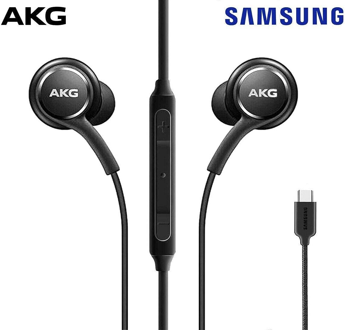 SAMSUNG AKG Earbuds Original USB Type C in-Ear Earbud Headphones with Remote & Mic for Galaxy A53 5G, S22, S21 FE, S20 Ultra, Note 10, Note 10+, S10…