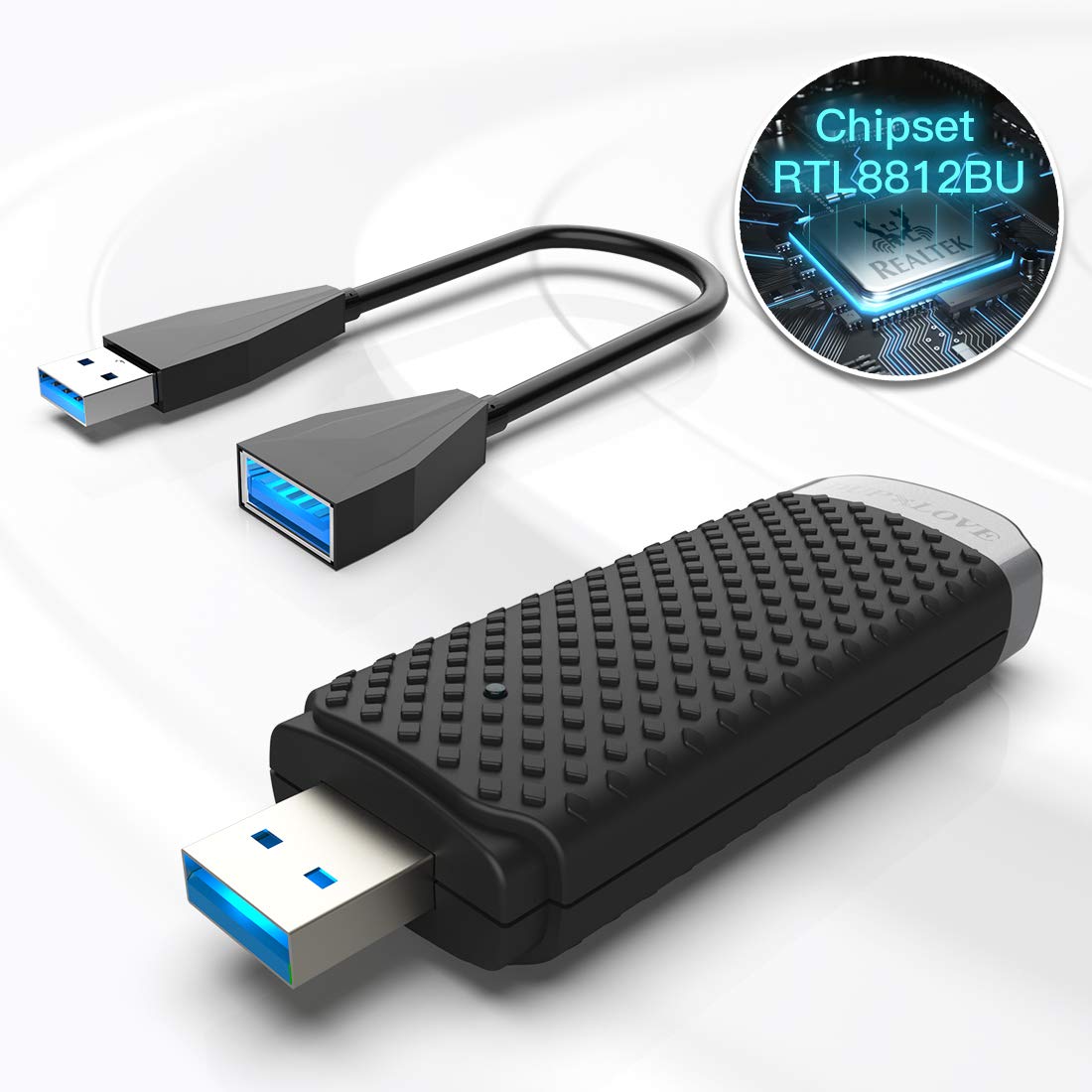 EDUP® USB 3.0 WiFi Adapter AC1300Mbps for PC,