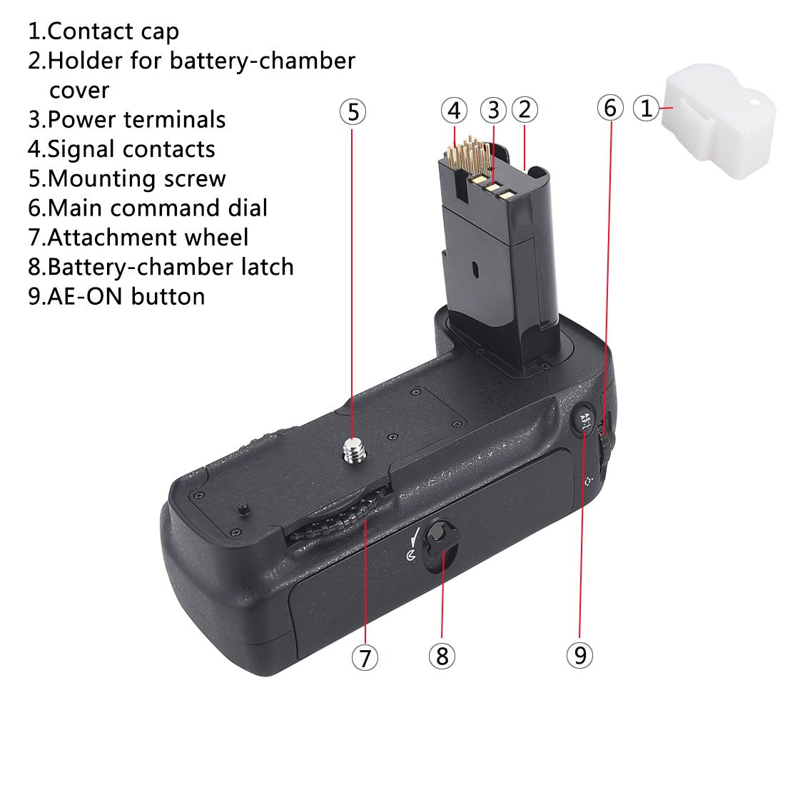 DSTE Pro MB-D200 Vertical Battery Grip + 2PCS EN-EL3E Battery Compatible with Nikon D200 Compatible with Fujifilm S5 SLR Digital Camera