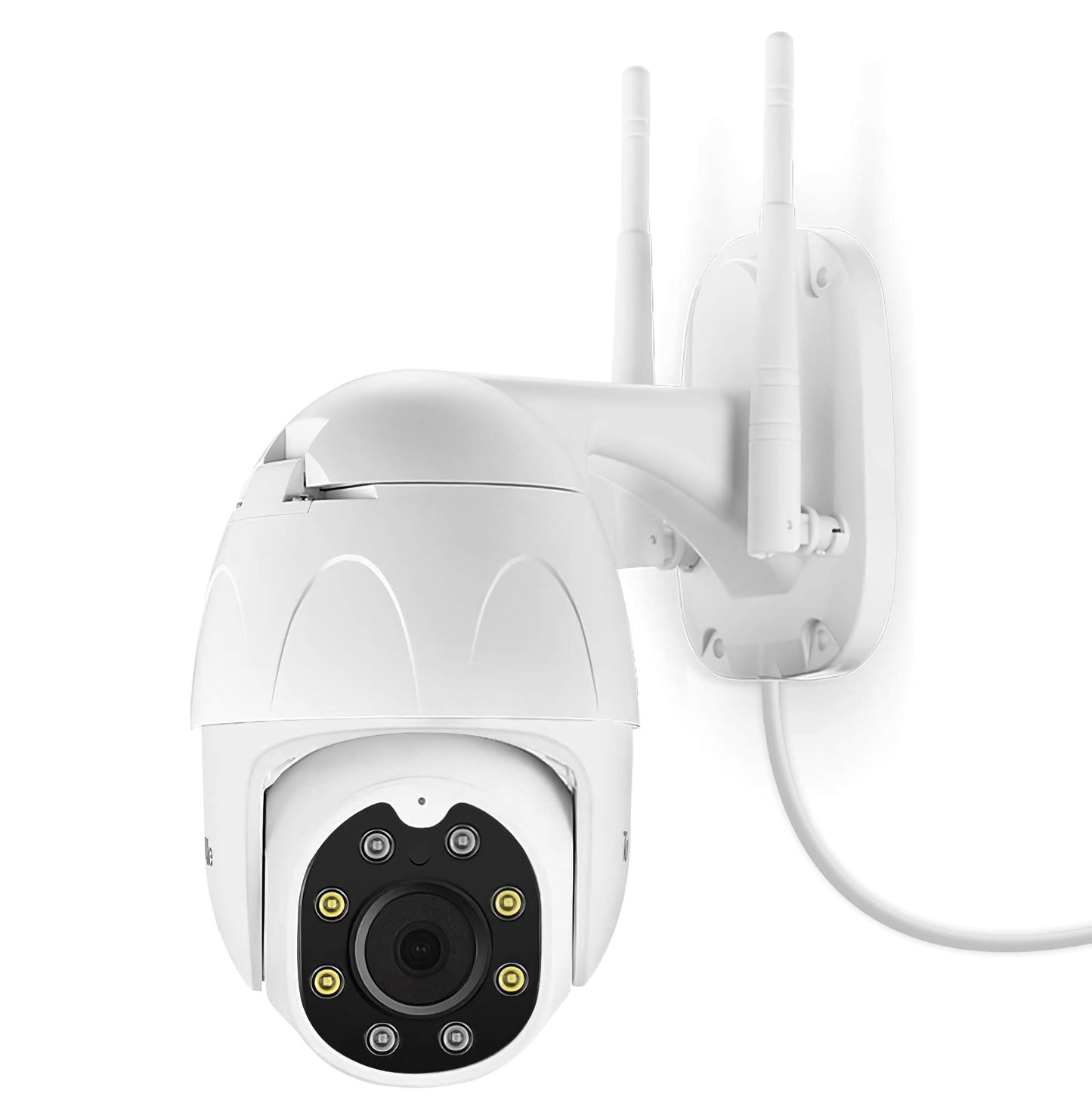 TOURALLE Security Camera Outdoor, 1080P WiFi Home Surveillance Camera with Phone App, PTZ IP Camera, Night Vision, IP65 Waterproof, 2Way Audio