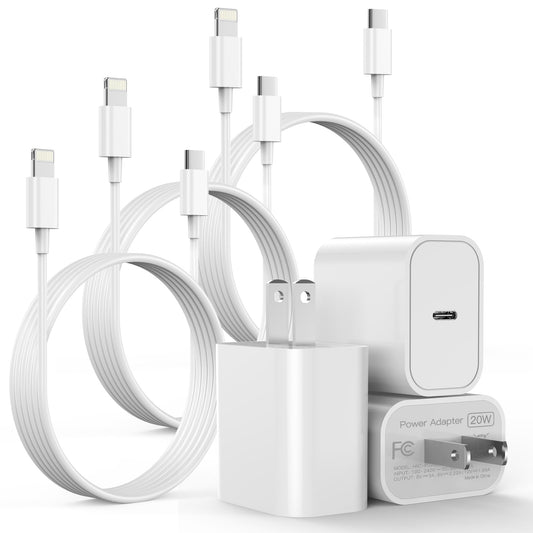 iPhone Charger Fast Charging,?Apple MFi Certified? 20W Type C Fast Charger Block with 6FT USB C to Lightning Cable for iPhone 14/13/13 Pro/12/12…