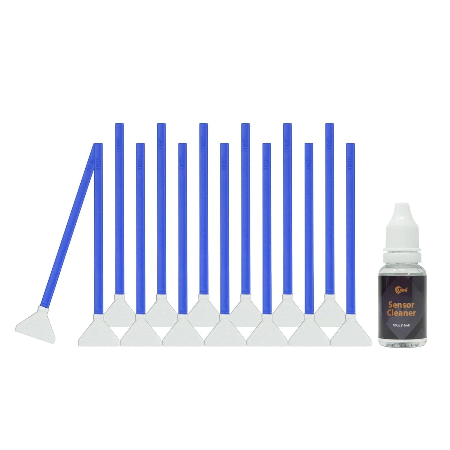 UES FFR24 Full Frame Camera Sensor Cleaning Kit: 14 x 24mm Sensor Cleaning Swabs and 15ml Sensor Cleaner Liquid Solution for Sony Nikon Canon