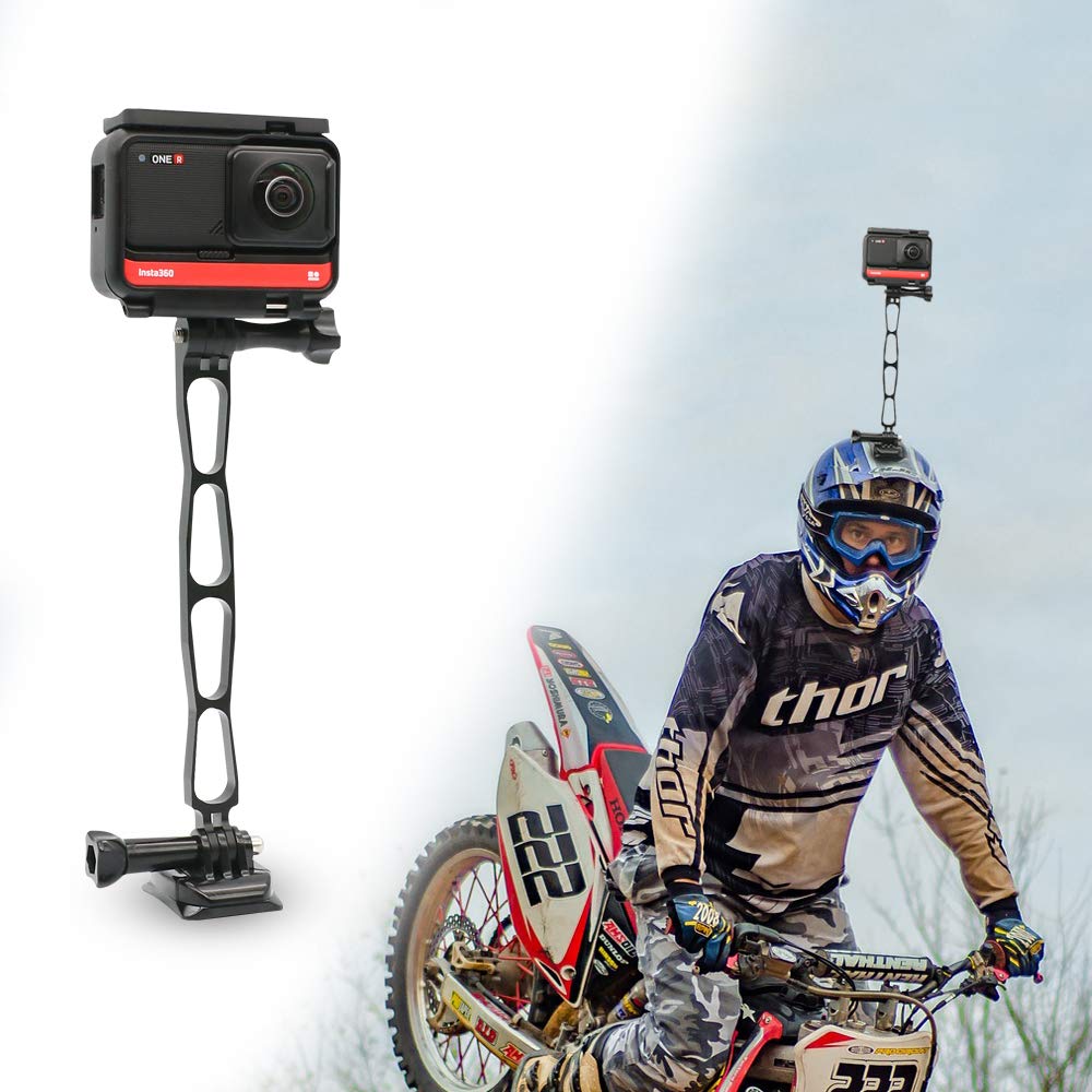 SUREWO Aluminum Alloy Extension Arm Metal Pole Mount Extension Stick Mount Compatible with GoPro Hero 13/12/11/10/9/8/7/6/5