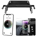 LUNQIN Car Magnetic Phone Mount for Honda Odyssey 2018 2019 2020 2021 2022 2023 2024 Auto Interior Accessories Best Cellphone Holder Fast 15W Wireless