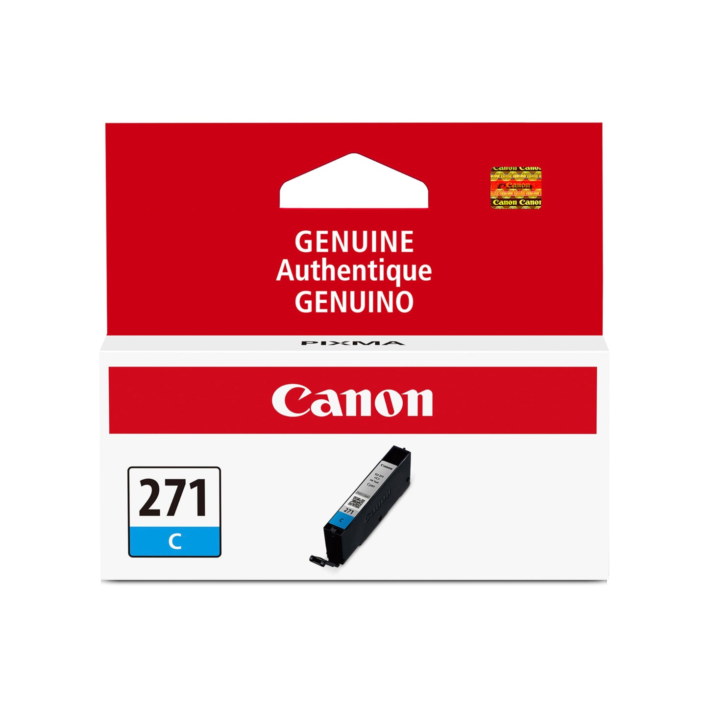 Canon CLI-271 Genuine Cyan Ink Tank, Compatible with MG6820, MG6821, MG6822, MG5720, MG5721, MG5722, MG7720, TS5020, TS6020, TS8020, and TS9020