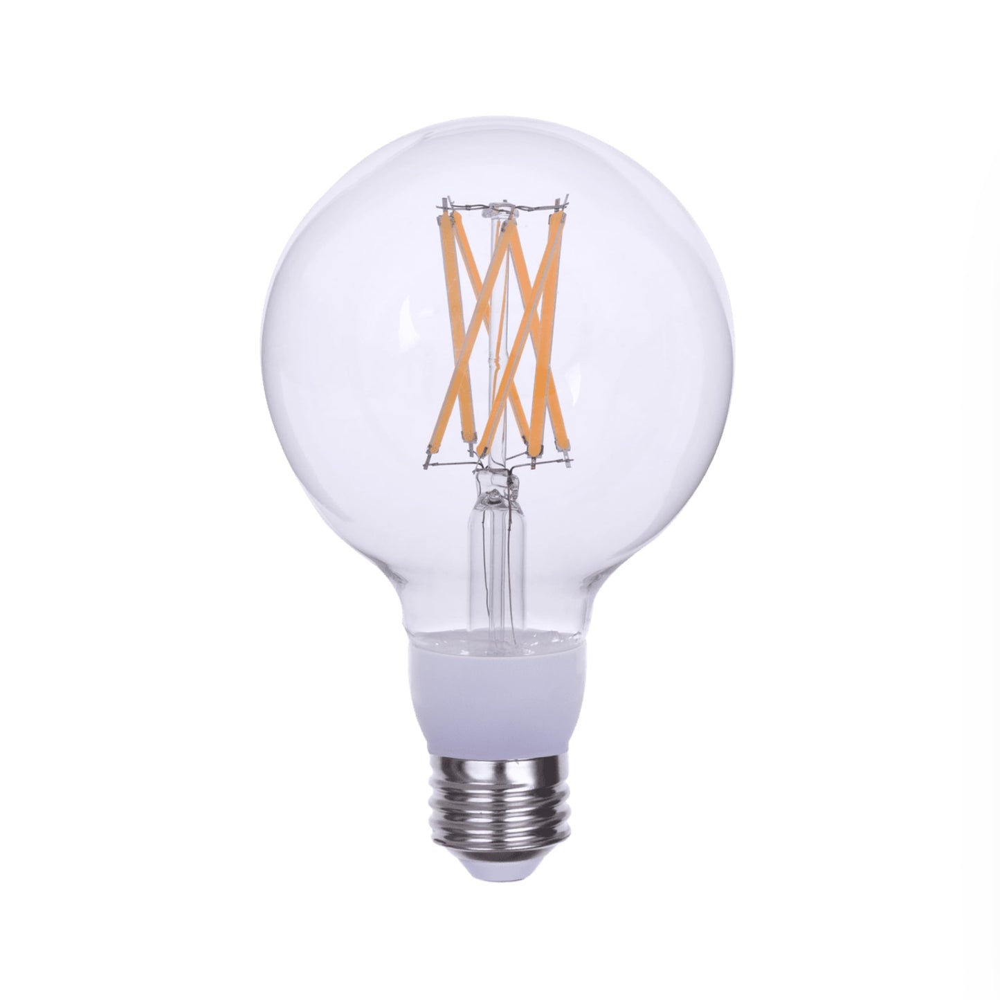Goodlite G-20128 Filament 100 Watt Equivalent, G30 Edison Style, 1600 Lumens, Medium E26 Base LED Light Bulb Dimmable, Clear Warm White 3000k