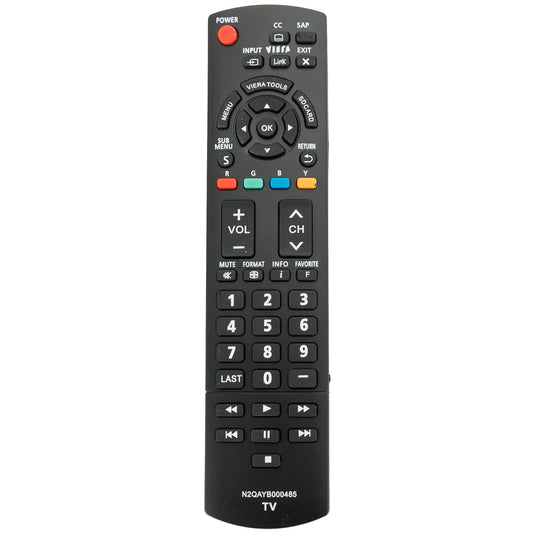 N2QAYB000485 Replace Remote Control fit for Panasonic 32" ~ 85" LED LCD Plasma Viera TV TC-42LD24 TC-42LS24 TC-42PS14 TC-54PS14 TH-32LRU5 TH-42LRU50