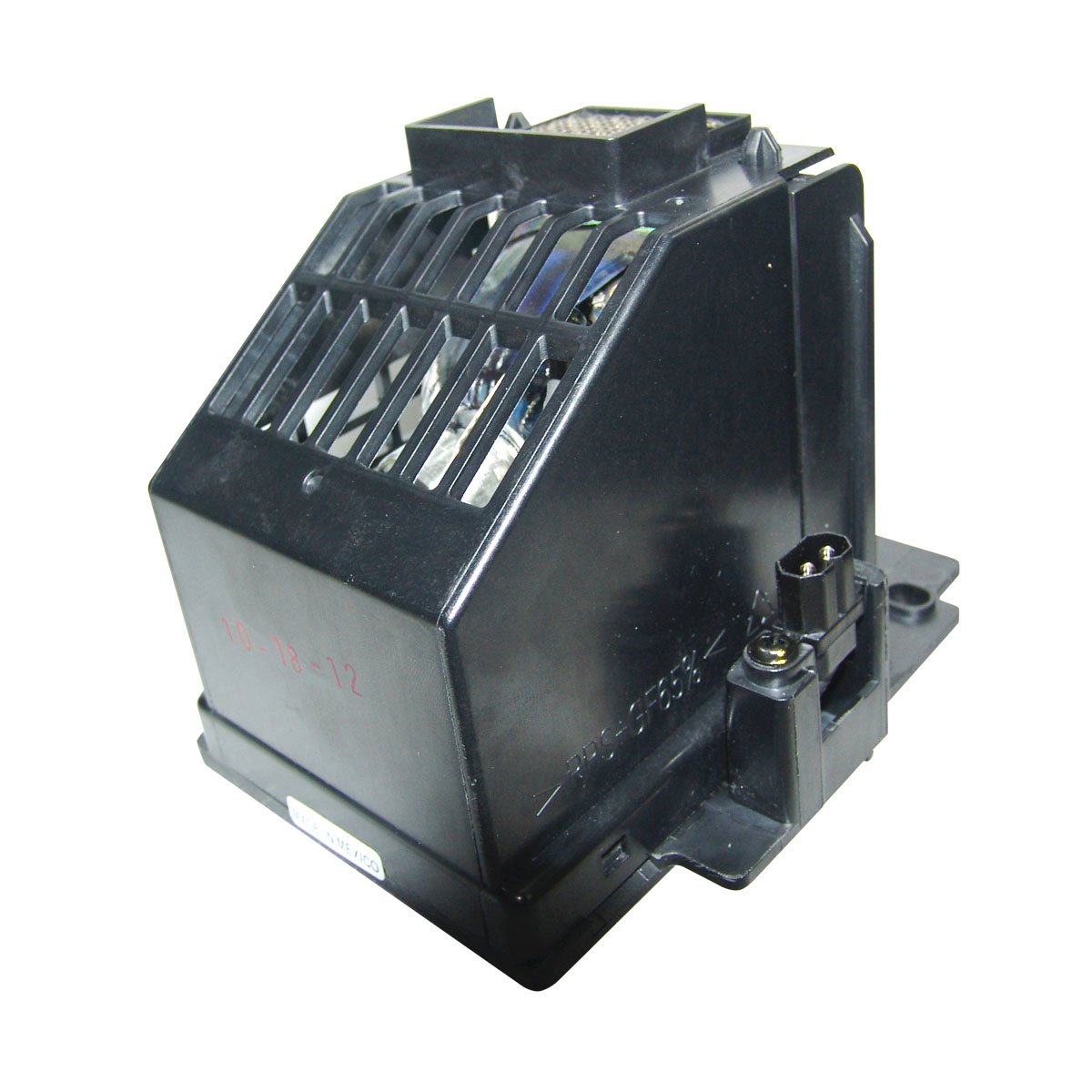 Jaspertronics™ OEM Lamp & Housing for The Mitsubishi WD-65738 TV with Philips Bulb Inside