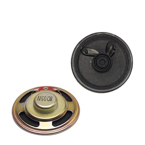 Fielect 1Pcs Internal Magnet Speaker 8Ohm 0.5W DIY Speaker 50mm Dia