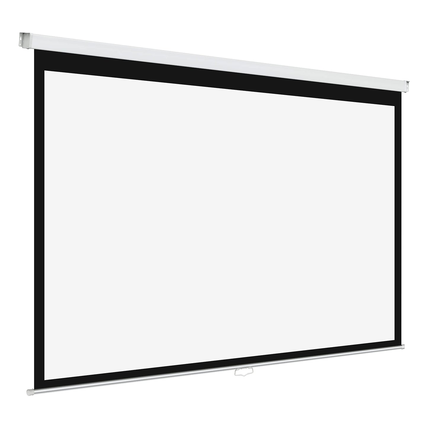 ProHT 84" Manual Projection Screen (05350), 16:9 Aspect Ratio, Pull Down Projector Screen, Matte White, Home Theater/Cinema or Presentation Platform