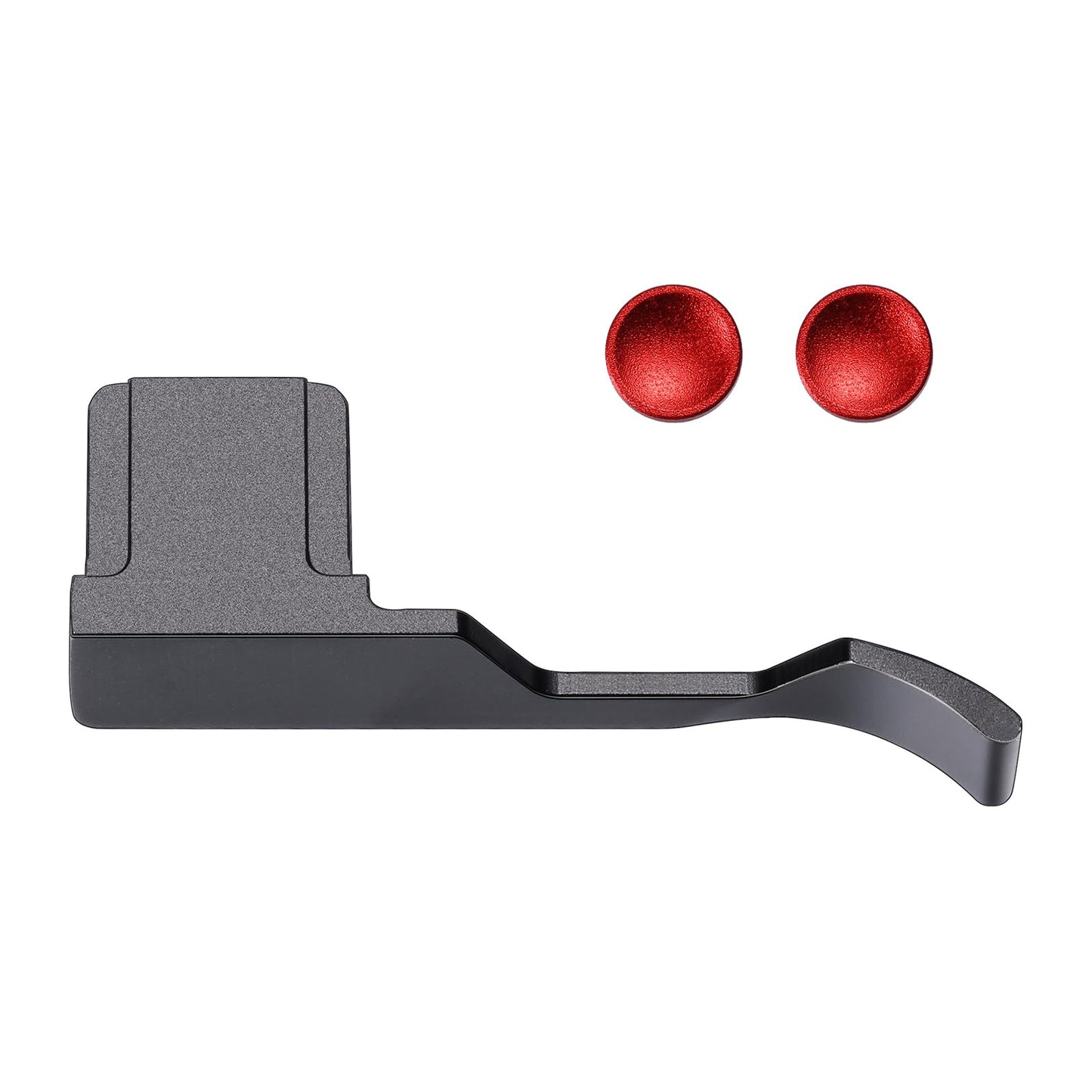 Thumb Grip with Hot Shoe Cover for Fujifilm X100V/X100VI Metal Camera Hot Shoe Thumb Hand Grip Accessories (Aluminum Alloy-Black)