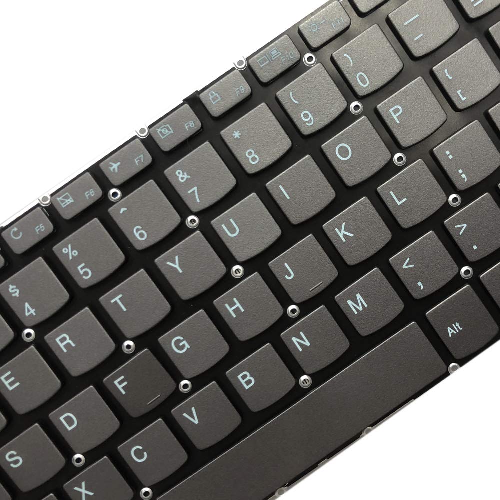 Zahara Laptop US Keyboard Backlight with Power Button Replacement for Lenovo Ideapad L340-15 L340-15API L340-15IWL L340-17 L340-17API L340-17IWL