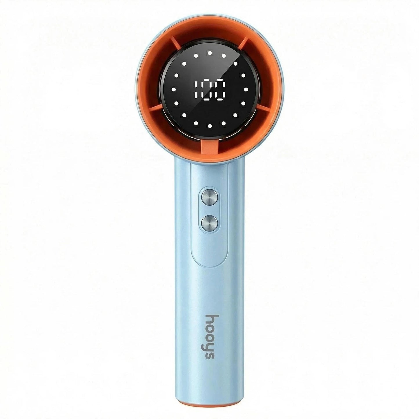 Portable Handheld Semiconductor cooling Fan, 3-Speed USB Rechargeable Mini Fan with Power Display, Ice Fan, Lightweight Personal Fan for Outdoor