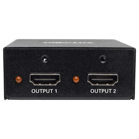 Tripp Lite 2-Port 3D HDMI Splitter HDCP 2.2, HDMI 2.0, 4K x 2K @ 60Hz 3840 x 2160 Ultra HD Video Audio TAA (B118-002-UHD-2), 15 Feet