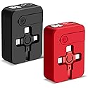 GTPOWER 3 in 1 Multi Charger Cable 3A, 2Pack 3 in 1 Retractable Multi Charging Cable with IP/USB C/Micro Ports, Phone Holder, Multiple Fast Charging