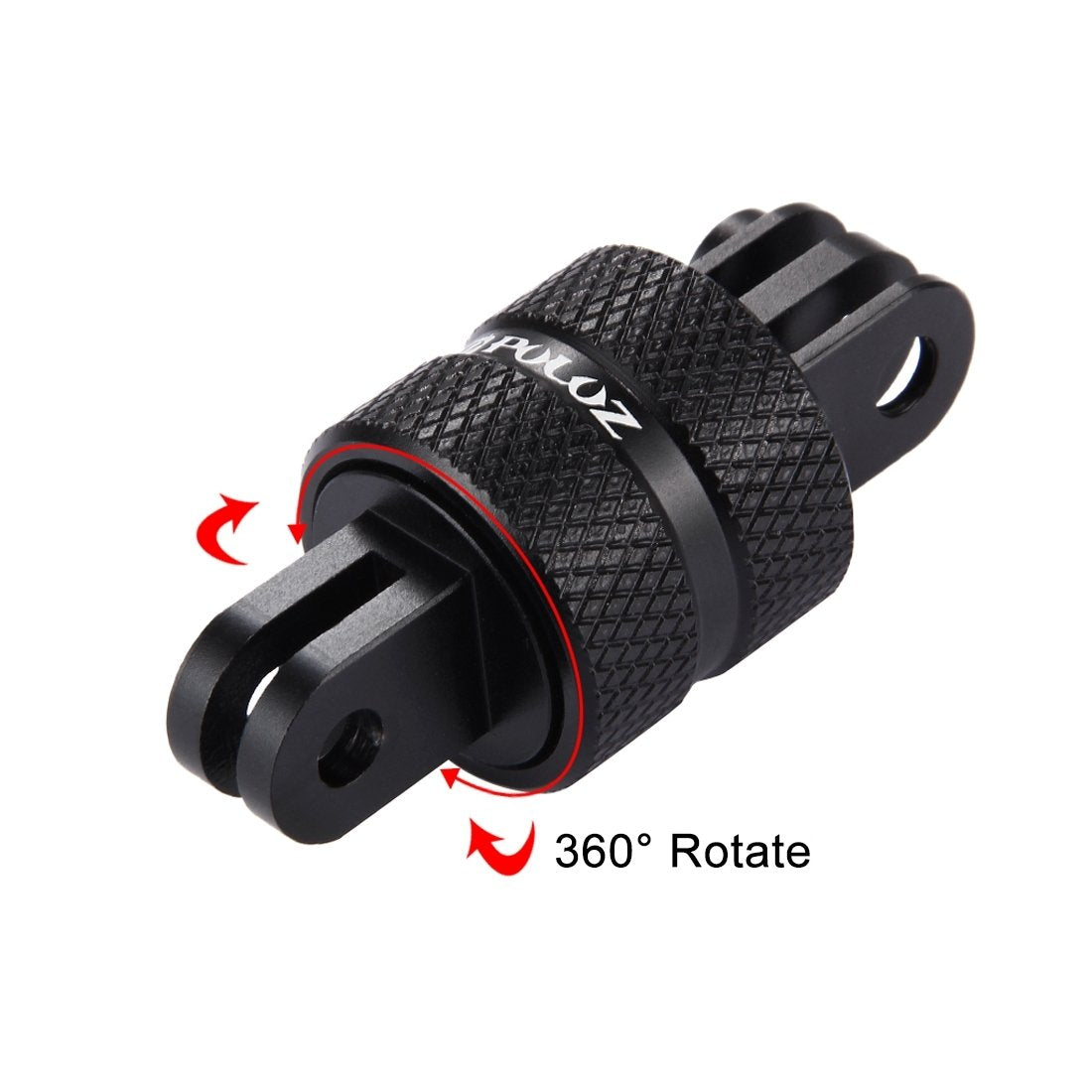 PULUZ 360 Degree Rotation Camera Mount, Metal Swivel Pivot Extension Arm Tripod Mount Adapter Compatible with GoPro 13/12 Black,Hero10/ 9/8/ 7/6/ 5