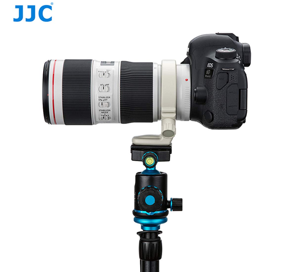 JJC Tripod Collar Mount Ring, Compatible with Canon EF 70-200mm f/4L /EF 70-200mm f/4L is/EF 70-200mm f/4L is II USM Lens, Replaces Tripod Ring A-2