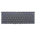 ndliulei Laptop Keyboard Replacement for Asus Chromebook C100, C100P, C100PA (Black, 104 Keys, PS/2, US Layout)