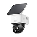 eufy Security SoloCam S340, Solar Security Cameras Wireless Outdoor, Cameras for Home Security, 360° Pan & Tilt Surveillance, No Blind Spots, 2.4 GHz