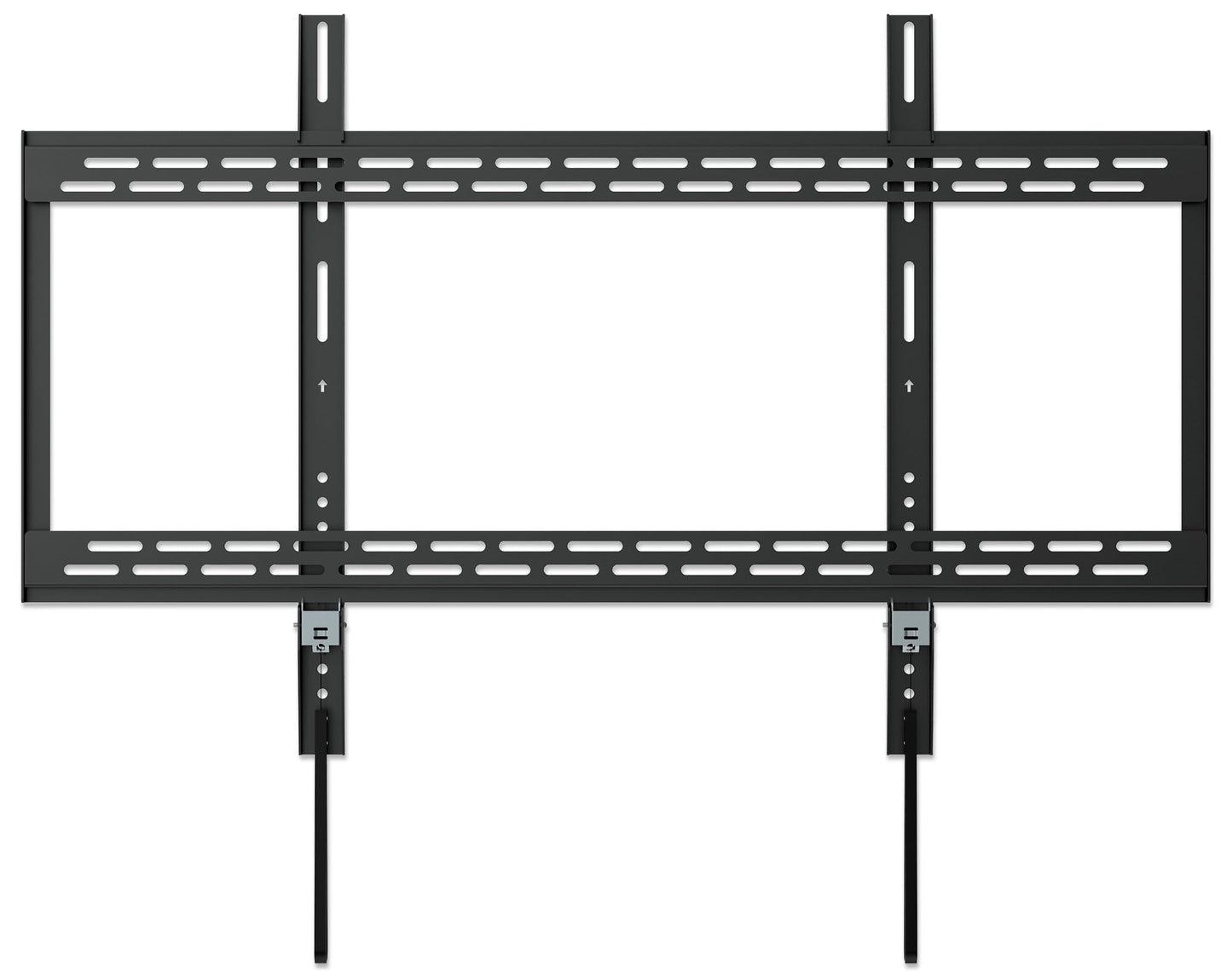 Manhattan 461993 Slim Fixed Wall Bracket LED LCD TV 60-100" Black