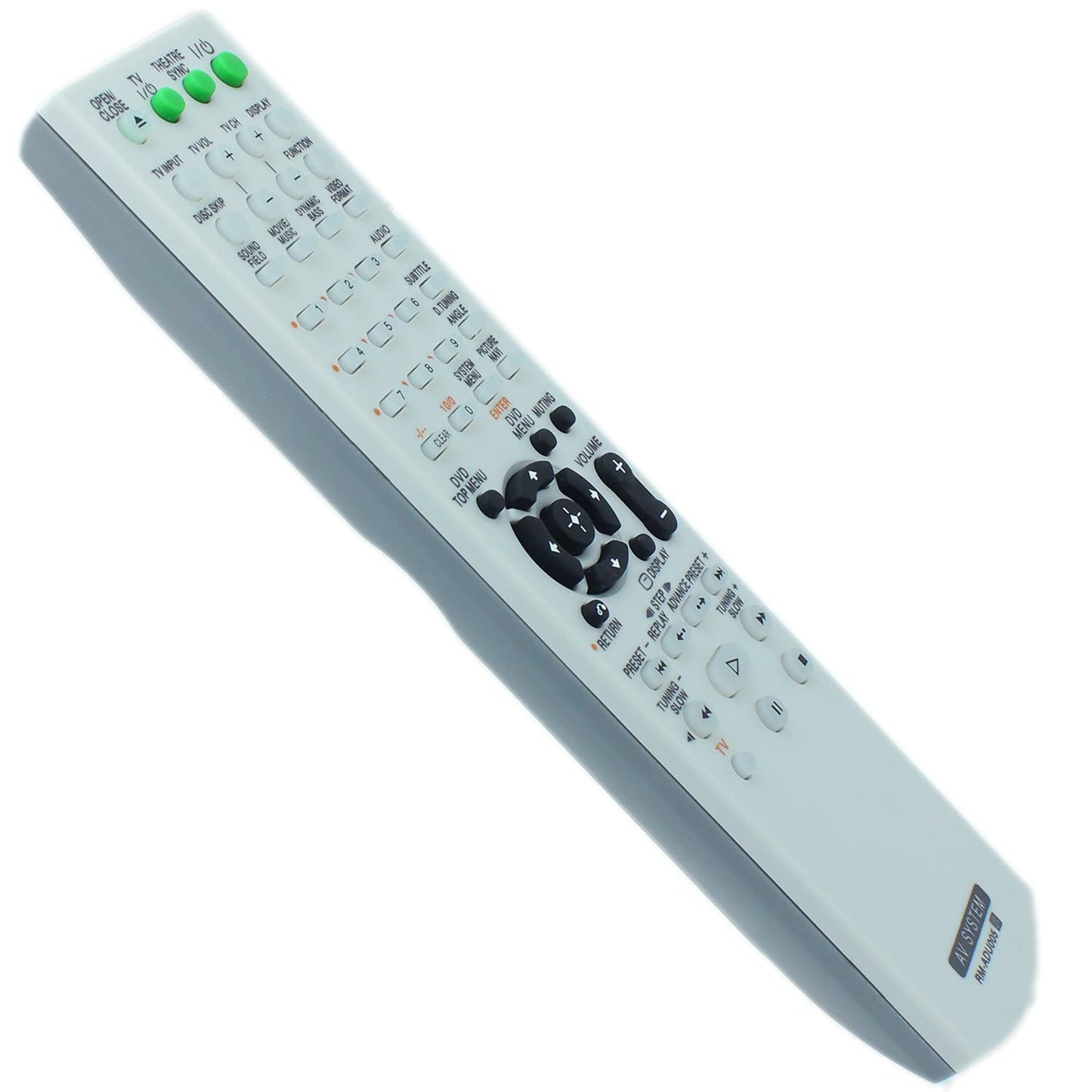 RM-ADU005 Remote Control Replacement for Sony DVD Home Theater System DAV-DZ20 HCD-DZ20 DAV-DZ230 HCD-DZ230 DAV-DZ630 HCD-DZ630 DAV-HDX265 HCD-HDX265