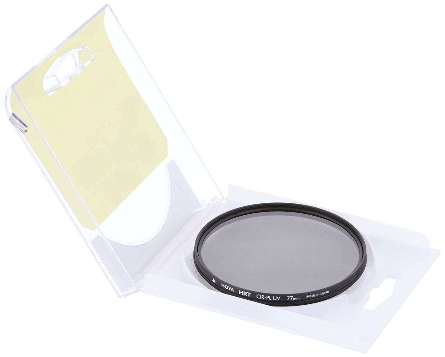 Hoya Circular Polarizer Filter (HRT CIR-PL UV) - 77mm Polarizing Filter with UV Absorbing Glass, High-Rate Transparency Film for Camera Lens
