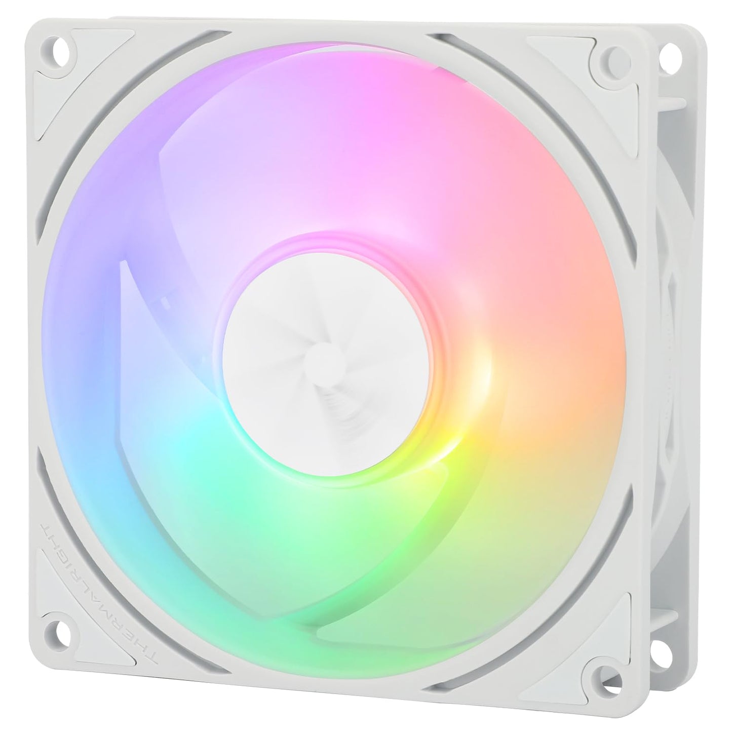 Thermalright TL-P9W-S CPU Fan, Computer Case ARGB Fan Quiet 4PIN PWM PC Cooling, High Performance 92mm Silent Cooler, 2200RPM Speed, CPU Cooling