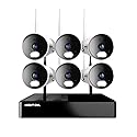 Night Owl Sp Bluetooth Video Home Security Camera System with (6) Wi-Fi IP 1080p HD Indoor/Outdoor Spotlight Cameras with 2-Way Audio and 1TB Hard
