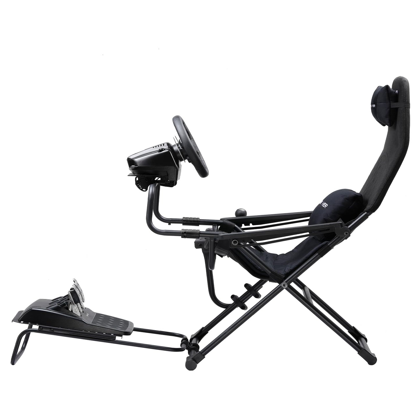 GTPLAYER Sim Racing Cockpit Foldable & Adjustable for High Performance Sim Racing Compact & Flexible Supports All Steering Wheels & Pedals for PC